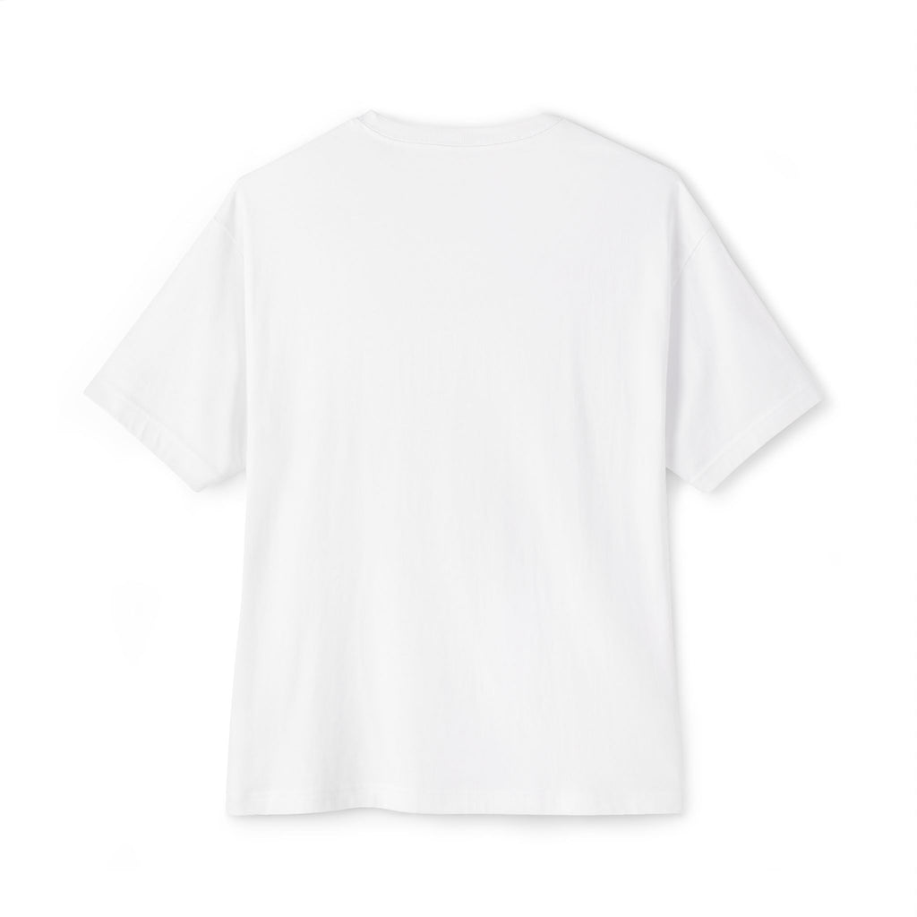 Boxy Tee — Minimal Arch Logo "MIIWTTSSBC" Casual Oversized Shirt