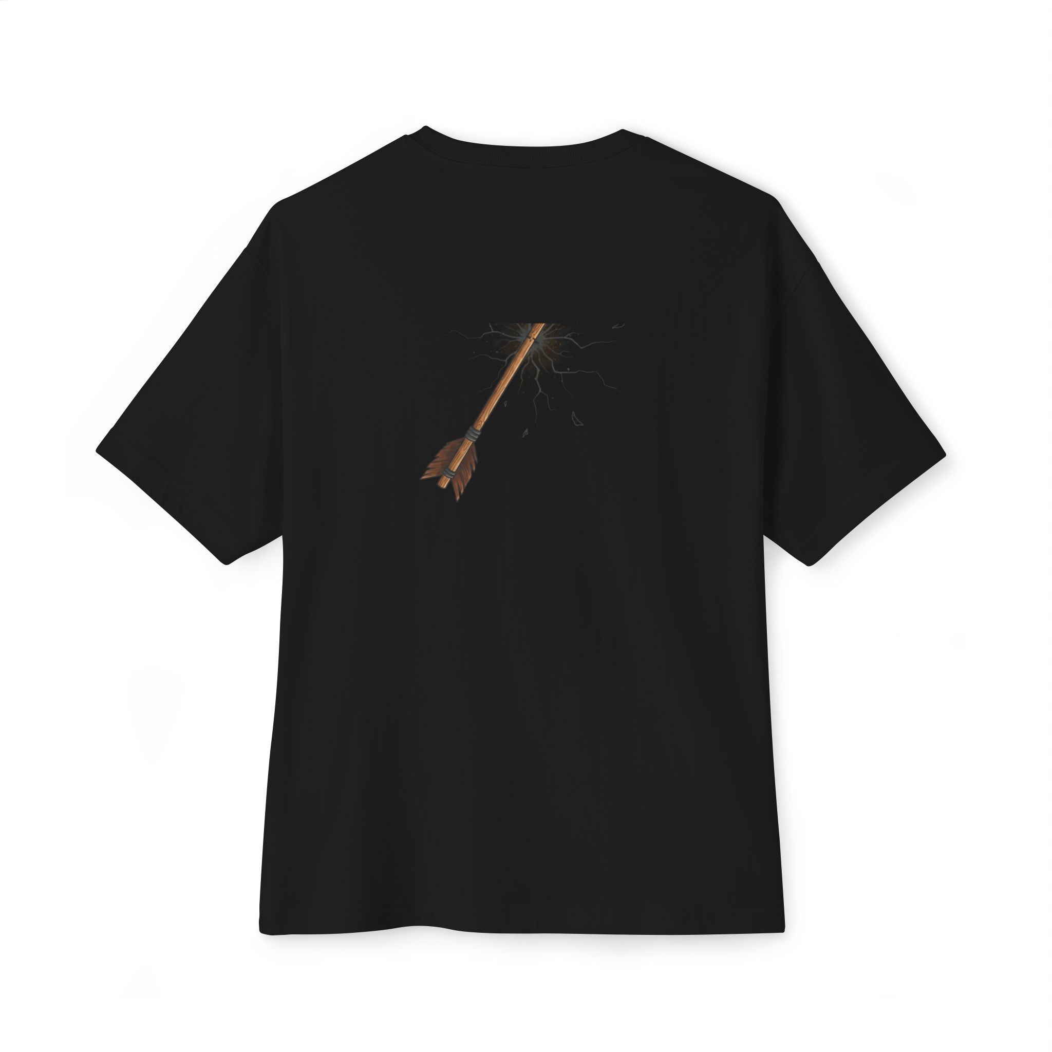 Boxy Tee — Minimal '20202020V' Front Arc & Arrow Back Graphic