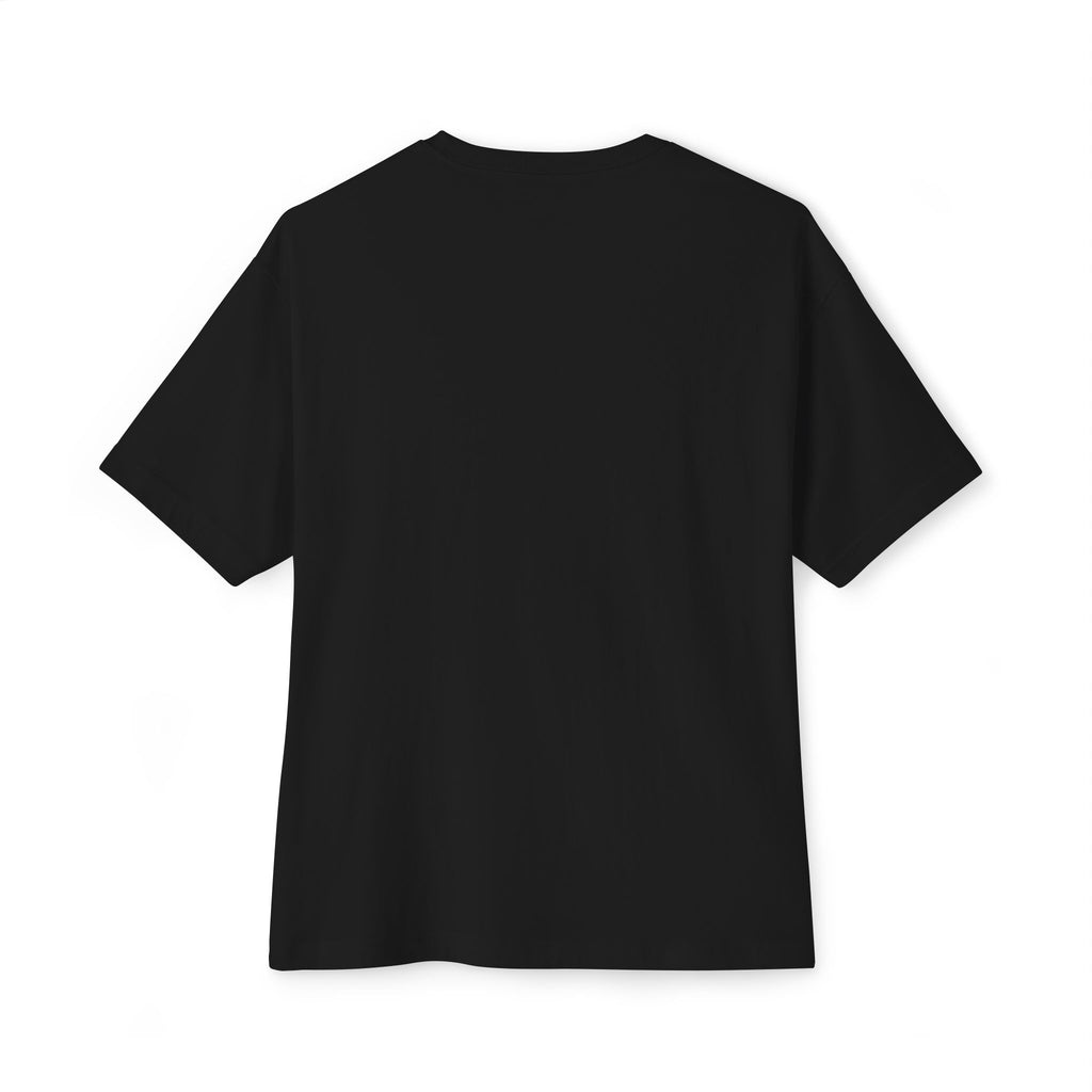 Boxy Tee — Minimal Arch Logo "MIIWTTSSBC" Casual Oversized Shirt